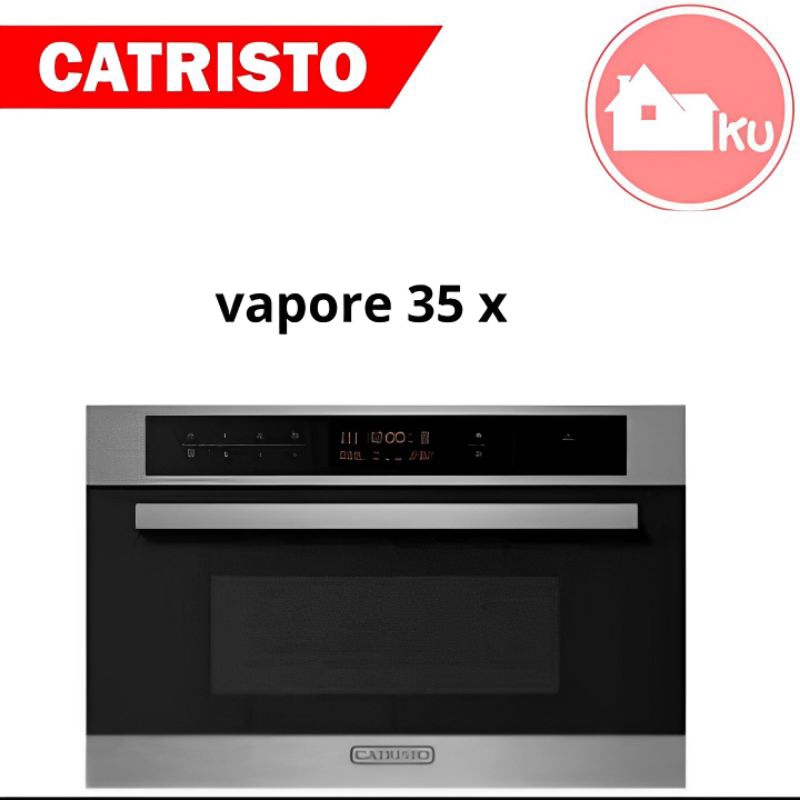 Catristo VAPORE 35 X - Built-In Microwave & Oven Electric 35 Liter, Silver
