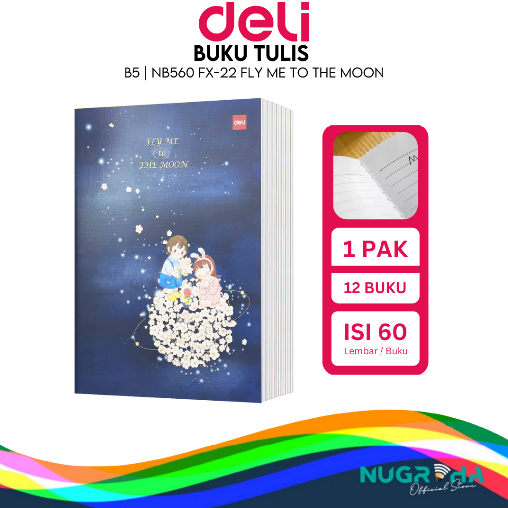 

DELI BUKU TULIS JAHIT SEWING B5 40 60 LEMBAR NB560