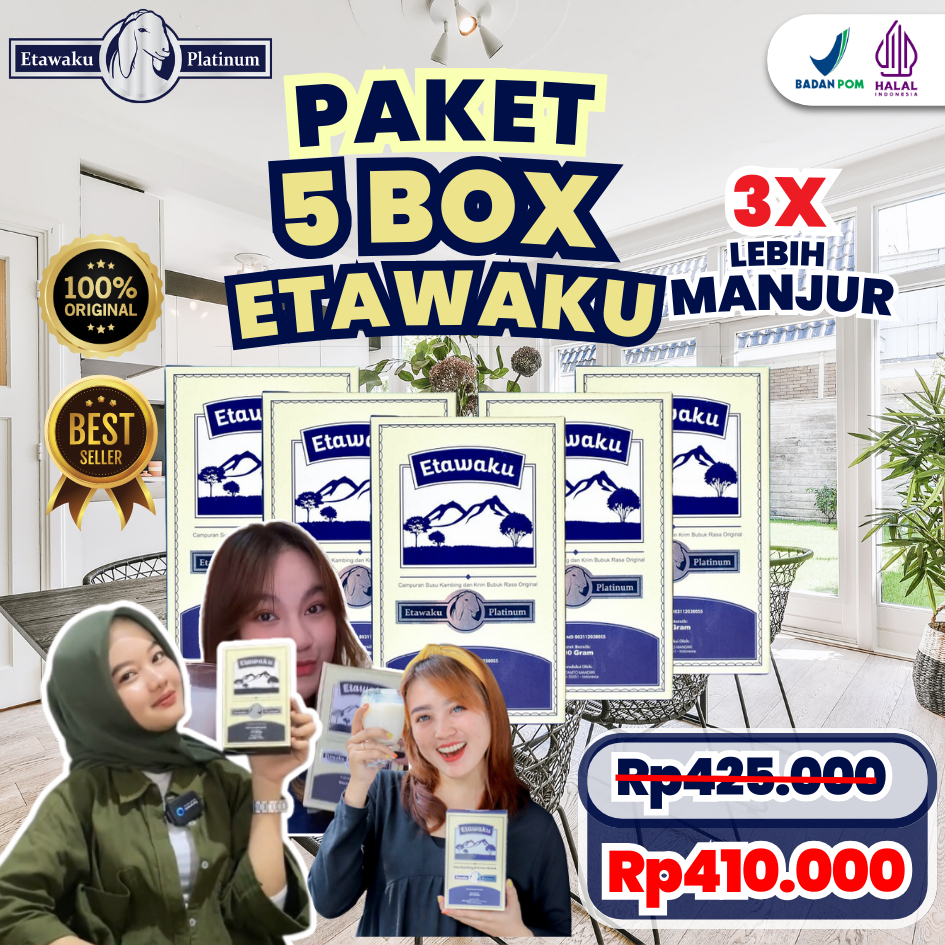 

PAKET 5 BOX ETAWAKU ORIGINAL - SOLUSI AMPUH ATASI PERMASALAHAN PADA PERNAFASAN