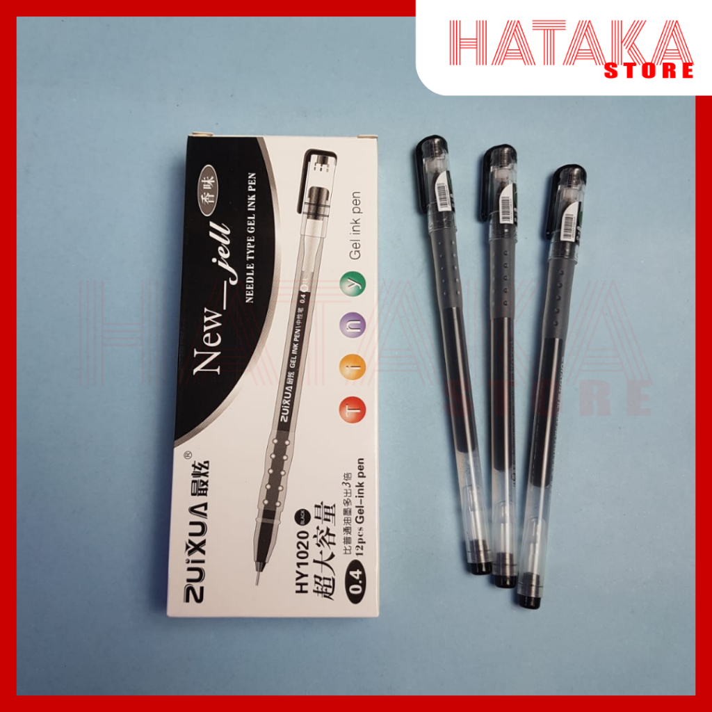 

Bolpoint ZUIXUA 0.4 Bolpen Gel Pen 1 Pak isi 12 Pcs