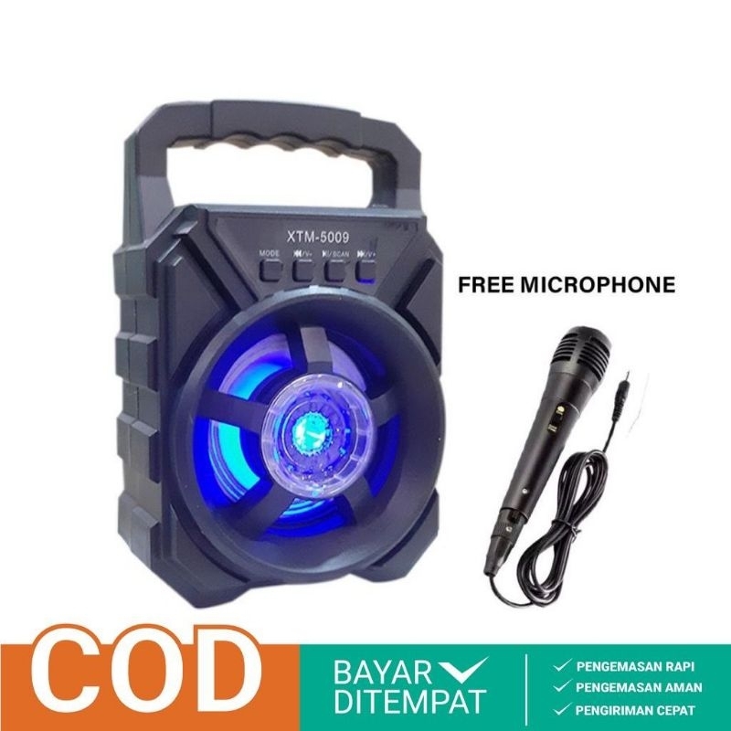 ADS -SPEAKER BLUETOOTH PORTABLE KARAOKE, FREE MICROPHONE
