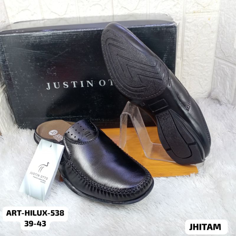 SANDAL SEPATU KULIT PRIA IMPORT JUSTIN OTTO HILUX 538