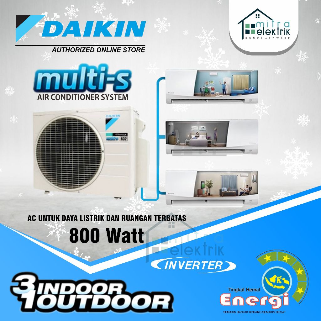 AC Daikin Multi-S 3 Connection MKC50RVM