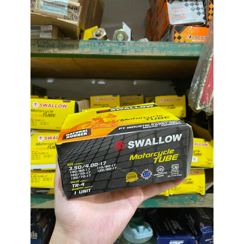 BAN DALAM SWALLOW 350/400-17 (Untuk Ban Luar 120/80-17 & 120/70-17)