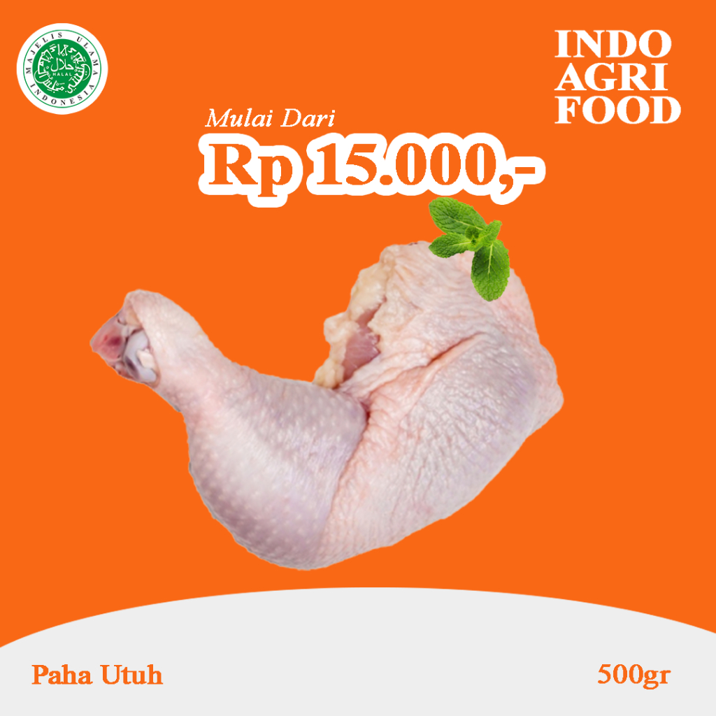 

Ayam paha utuh 500gr / Whole chicken thigh 500gr