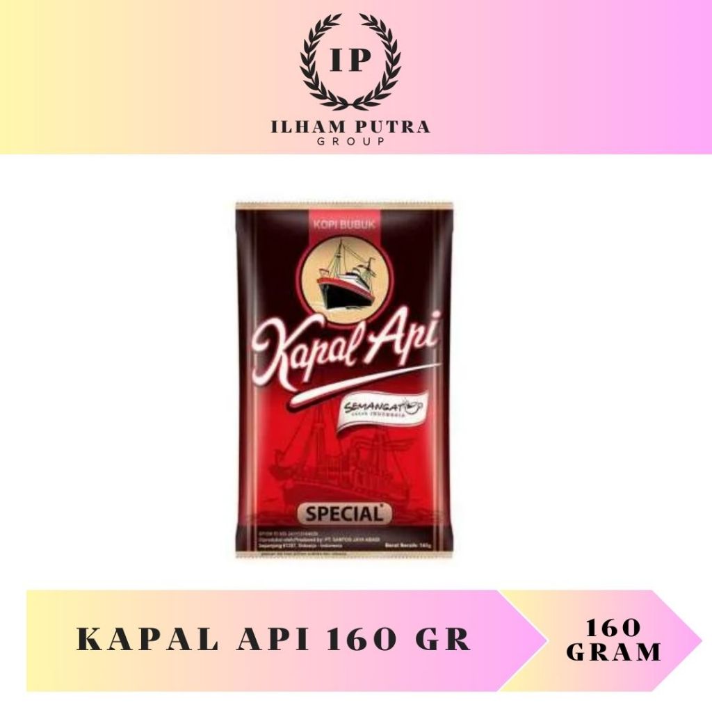 

kopi kapal api 160gr(1dus isi 20pcs)