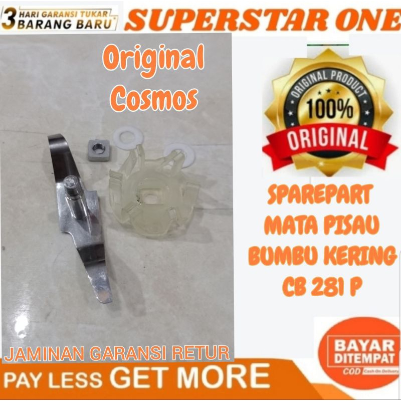 SPAREPART MATA PISAU BUMBU KERING BLENDER COSMOS CB 281P