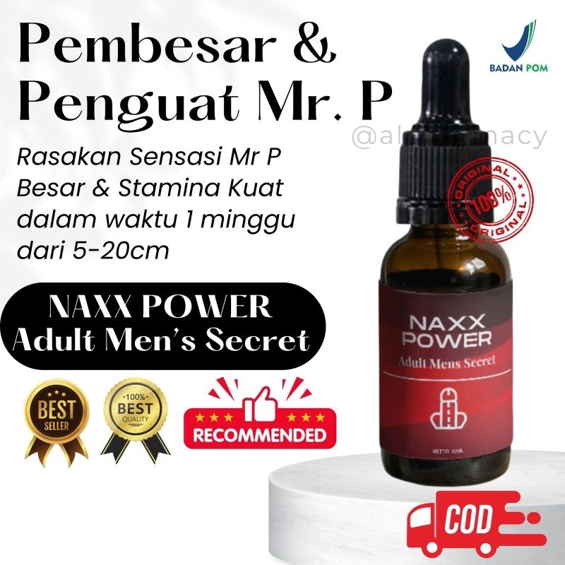 Serum Pembesar & Penguat Mr P NAXX POWER Pembesar Mr P Terbaik Penguat Mr P Terbaik Obat Penambah En