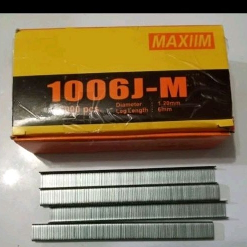 Maxiim Staples 1006J isi refill staple 1006 J isi 5.000 pcs / kotak