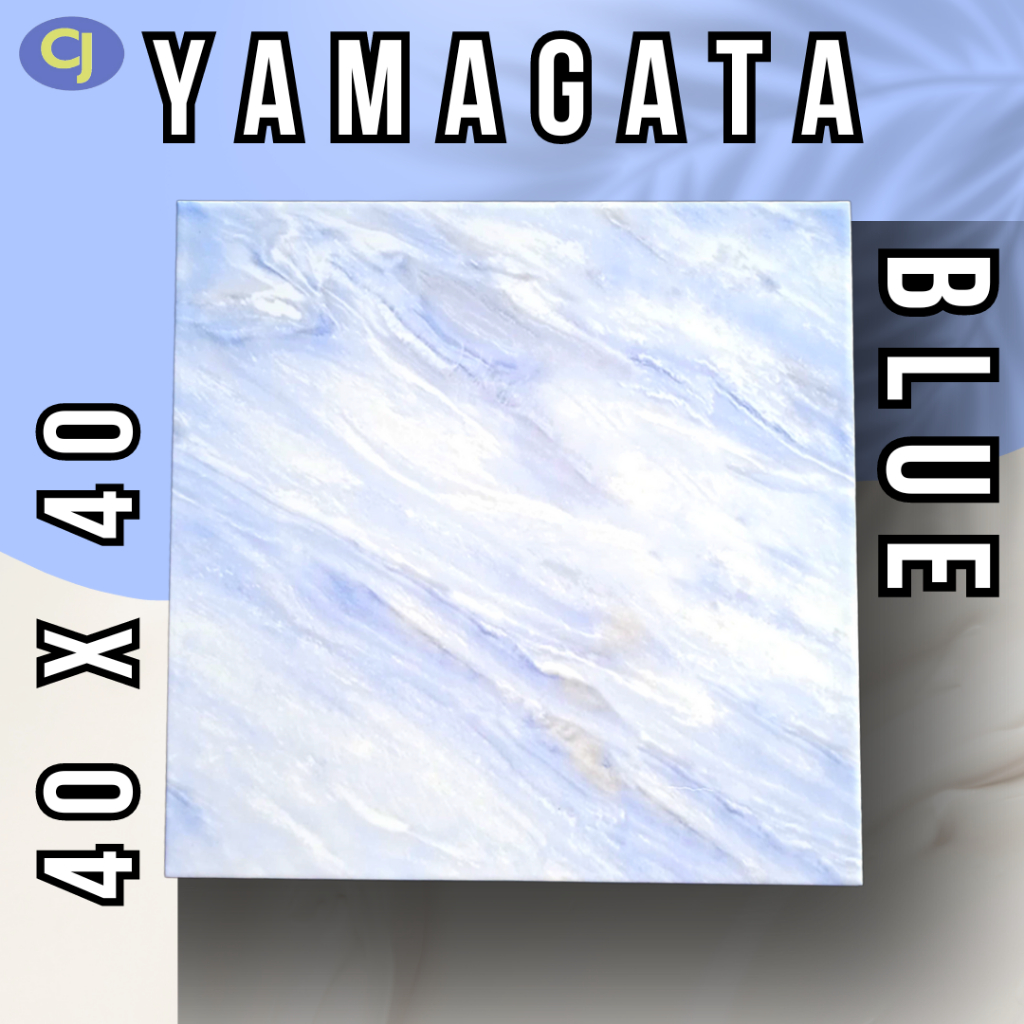 Keramik yamagata warna blue ukuran 40x40