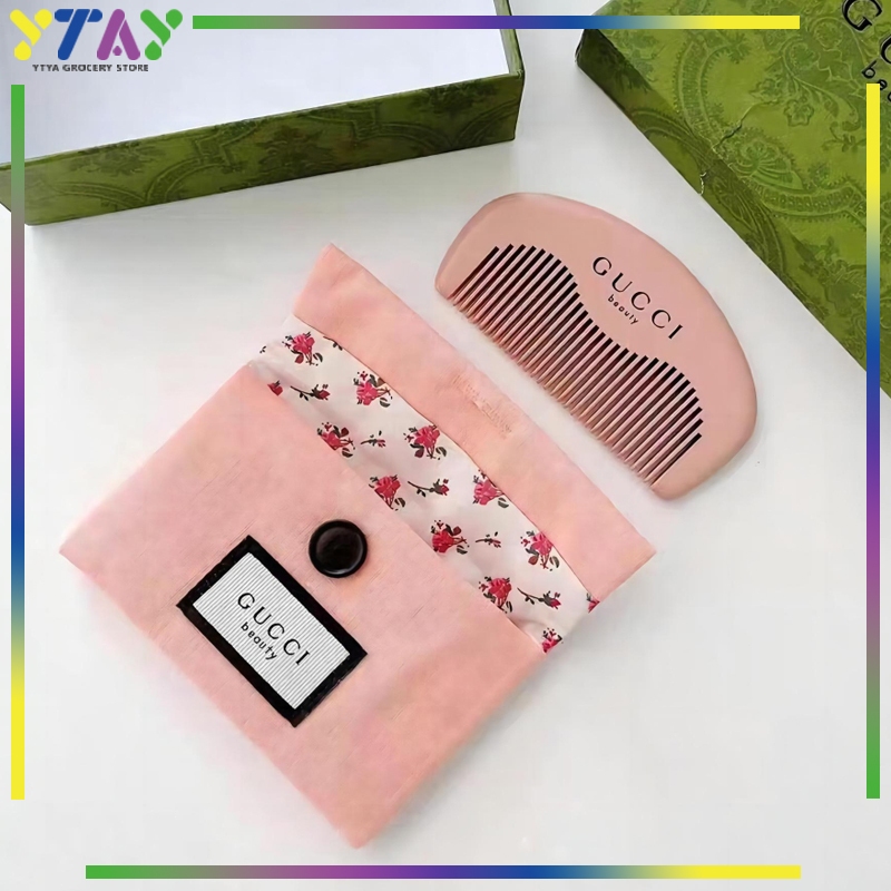 Gucci Sisir100%Ori/Gucci Wooden Comb/Hair Comb/ Sisir/Gucci Mini Pink /Gucci Comb Set Gift Box