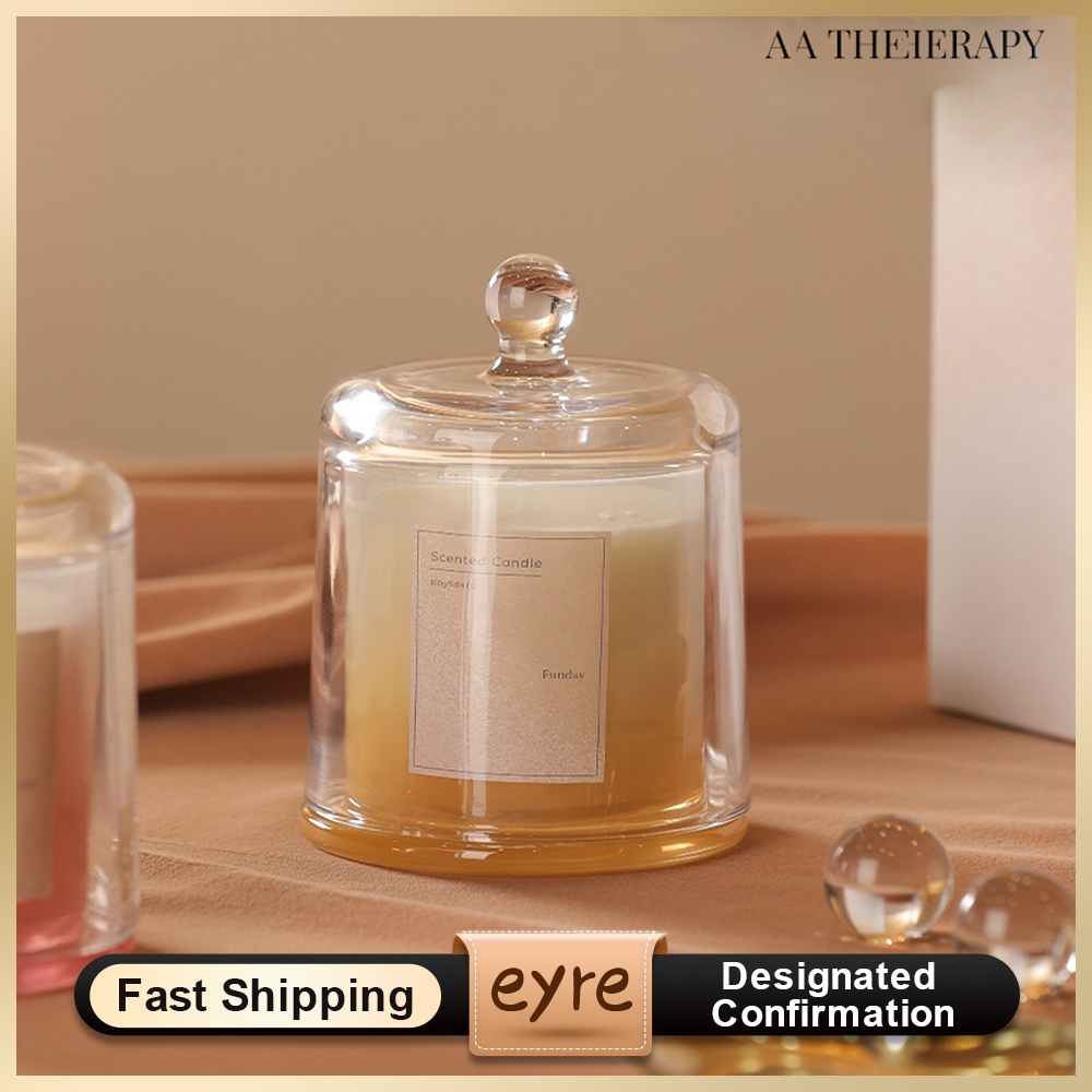 RB Eyre mawar beludruLilin Aromaterapi - Minyak Atsiri Mineral / Lilin Aromaterapi Premium, Elegan