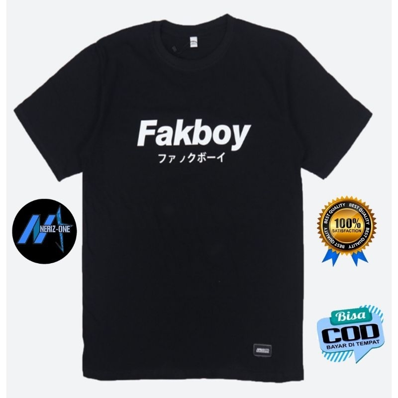 KAOS FAKBOY JEPANG | TSHIRT DISTRO PREMIUM FAKBOY ~ BAHAN KATUN COMBED