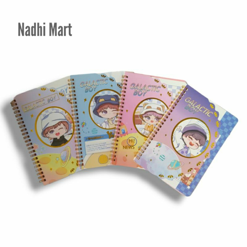 NB SPIRAL A5 JQXQ MIX BUKU CATATAN / BUKU SPIRAL A5 / BUKU SPIRAL TEBAL / NOTEBOOK A5 SPIRAL
