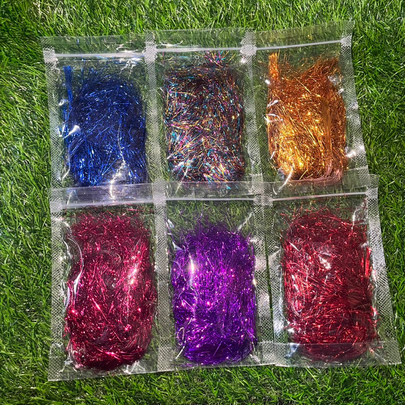 SERAT METALIK WARNA CARBON FORGED CAMPURAN WARNA WARNI CARBON