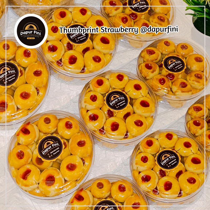 

Kue Kering Thumbprint Cookies [Home Made by Order]