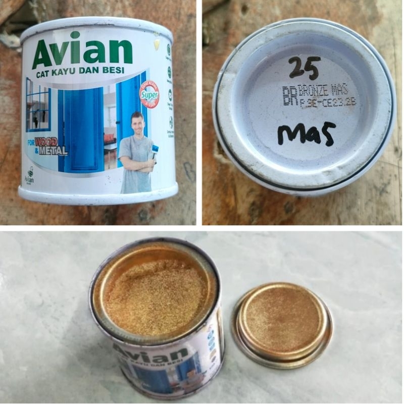 Avian Bronze Mas 100 CC Cat Minyak Besi Kayu