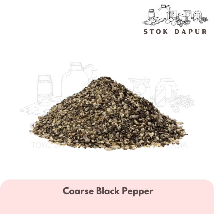 

Coarse Black Pepper / Lada Hitam Kasar