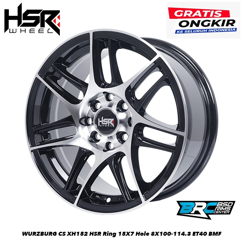 PELEK MOBIL HONDA FREED, BRIO, AGYA HSR RING 15X65 WURZBURG