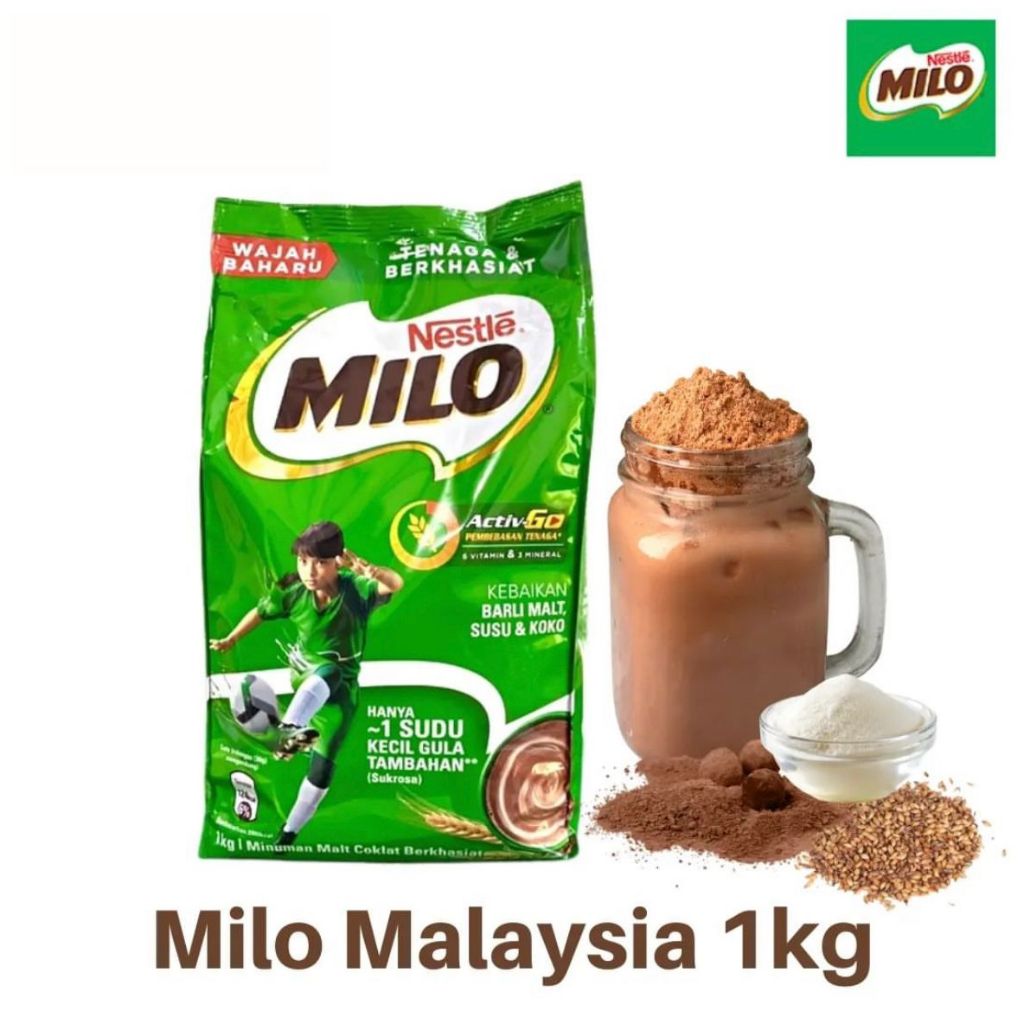 

Milo Bubuk Malaysia coklat bubuk 1kg/BAG