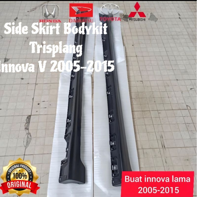 Side Skirt Bodykit Trisplang Innova Type G V 2005-2015 Original 1Pcs