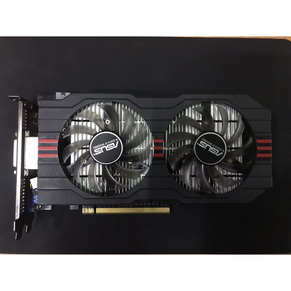 VGA ASUS GTX 750 Ti OC 2 GB 128 Bit DDR5 Dual Fan bekas tapi lancar