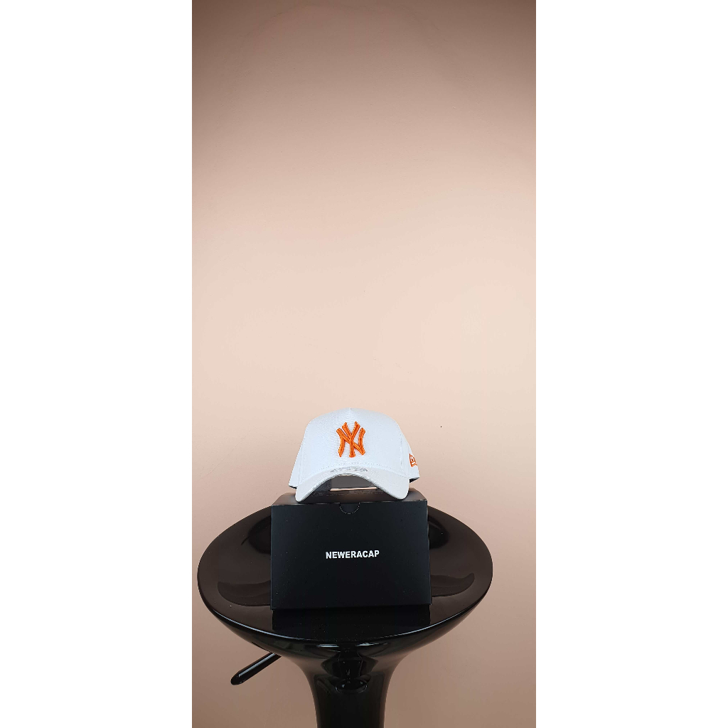 ny putih list orange Topi Pria Baseball Snapback Polos Wanita Unisex Premium