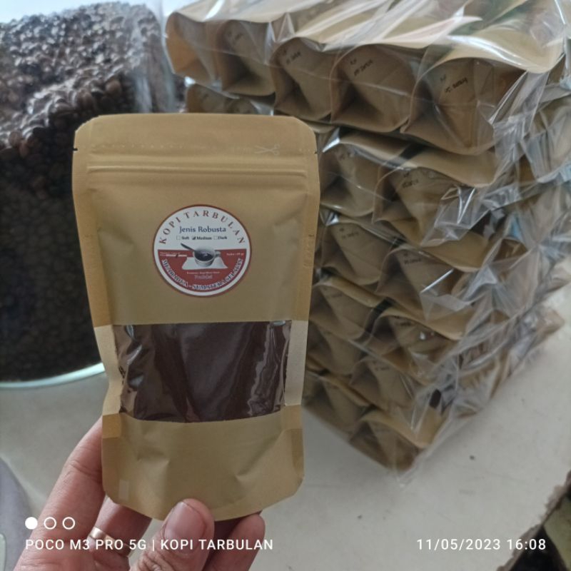 

Kopi Tarbulan Robusta Netto 65 gram