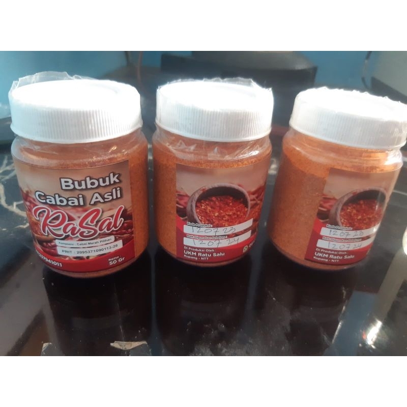 

bubuk cabe asli cap rasal