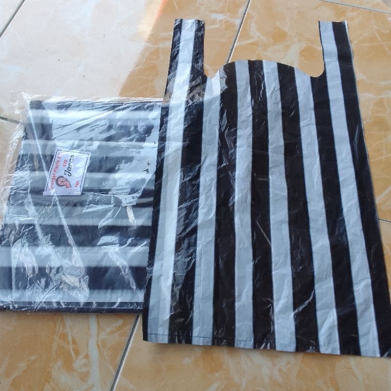 KANTONG KRESEK CAP JARAN / KANTONG PLASTIK BESAR hitam putih murah