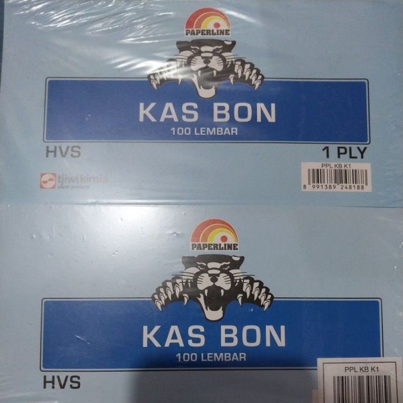 

buku kasbon merk paperline 100 lembar