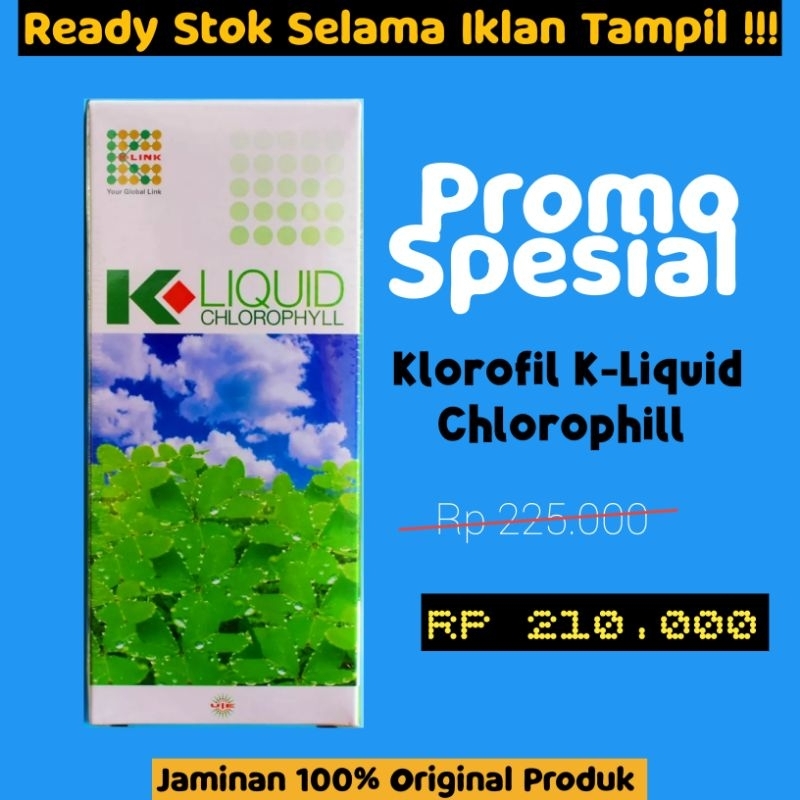 Klorofil K-Link Liquid Chlorophill Klink Jaminan Original Produk Asli Denpasar Bali