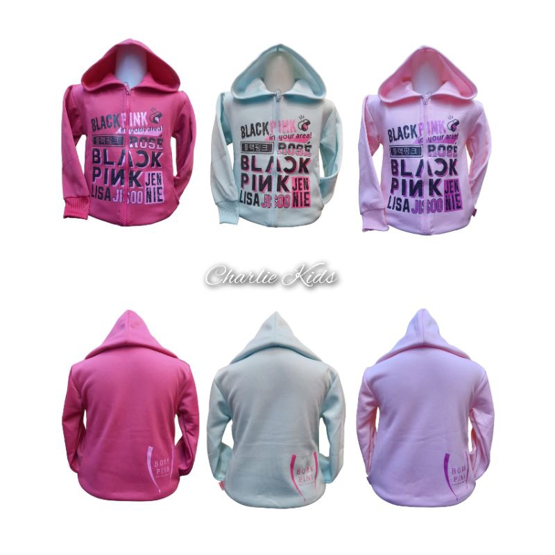 Jaket Anak Perempuan GirlBand Blackpink/Kids Jacket/Jaket Anak Perempuan Blackpink/Jaket Anak Peremp