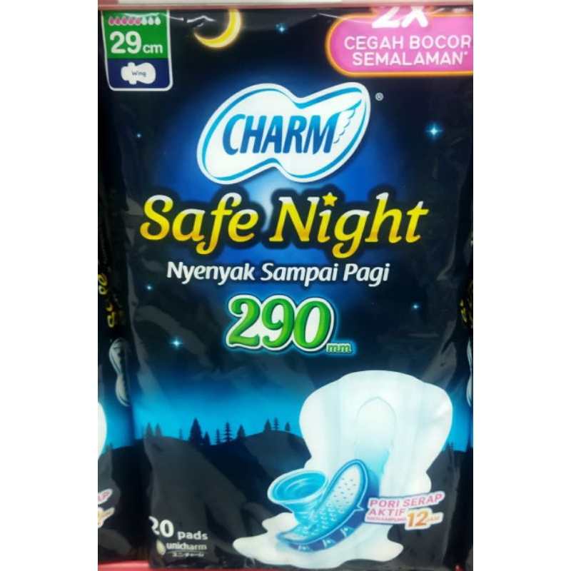 pembalut safe night charm