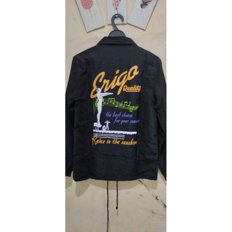 jaket coach erigo ori the sunshine black Size S