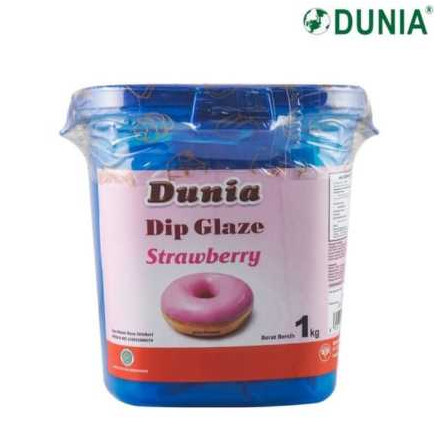 

dunia dip glaze strawberry 1kg
