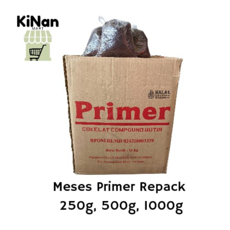 

Meses / coklat butir Primer repack 250gr/500gr/1000gr enak murah