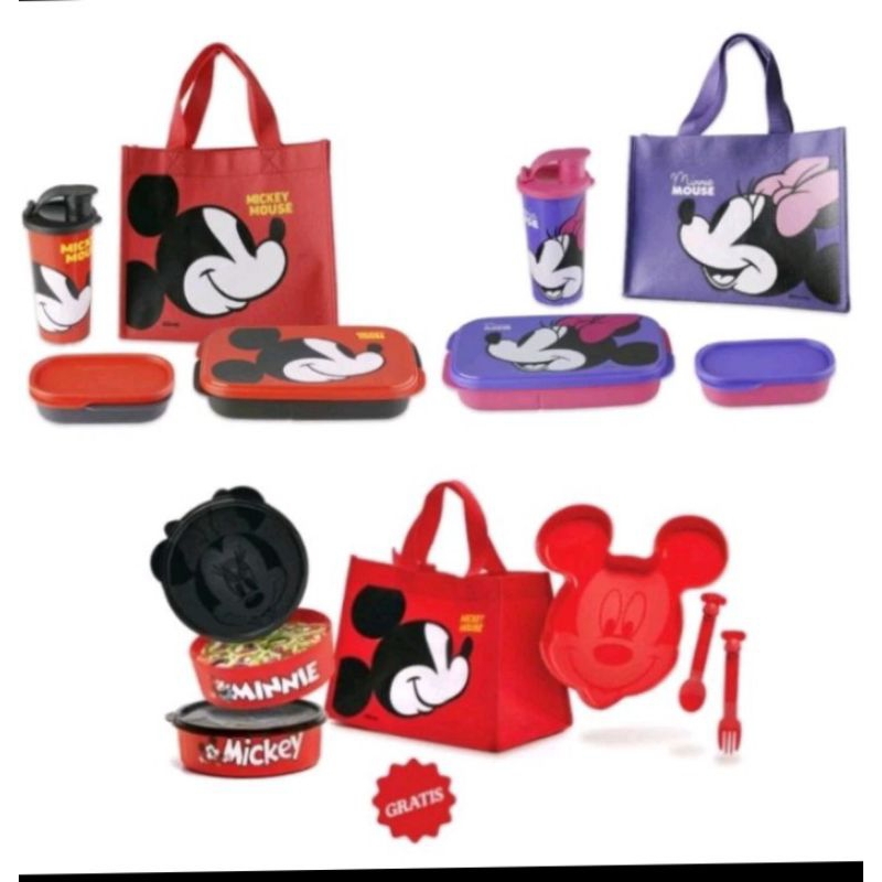 Mickey Lunch Set Minnie Lunch Set