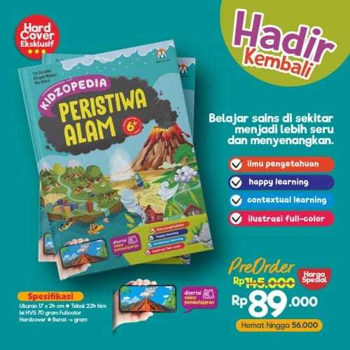 

KIDZOPEDIA PERISTIWA ALAM (Untuk usia 6th+)