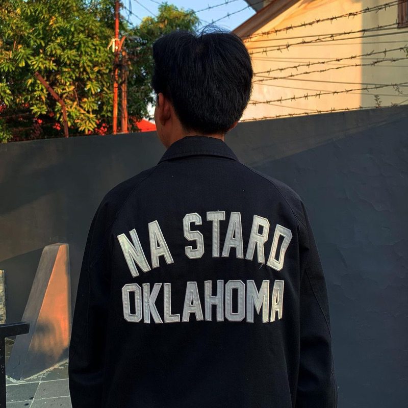 SOVERMENT NA STARD OKLAHOMA COACH JACKET