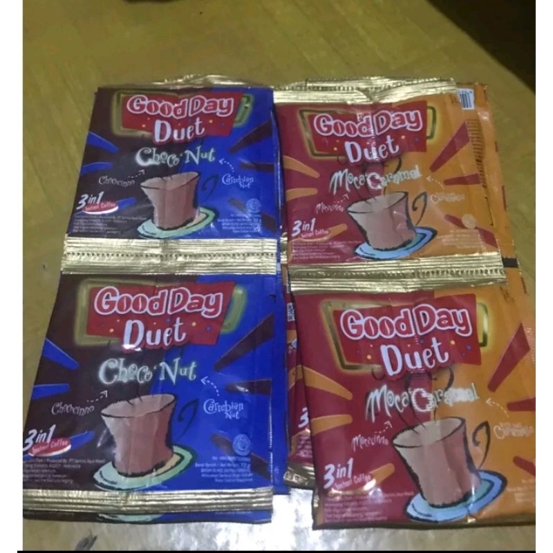 

Goodday duet choconut&moca caramel 1rcg isi 10pcs