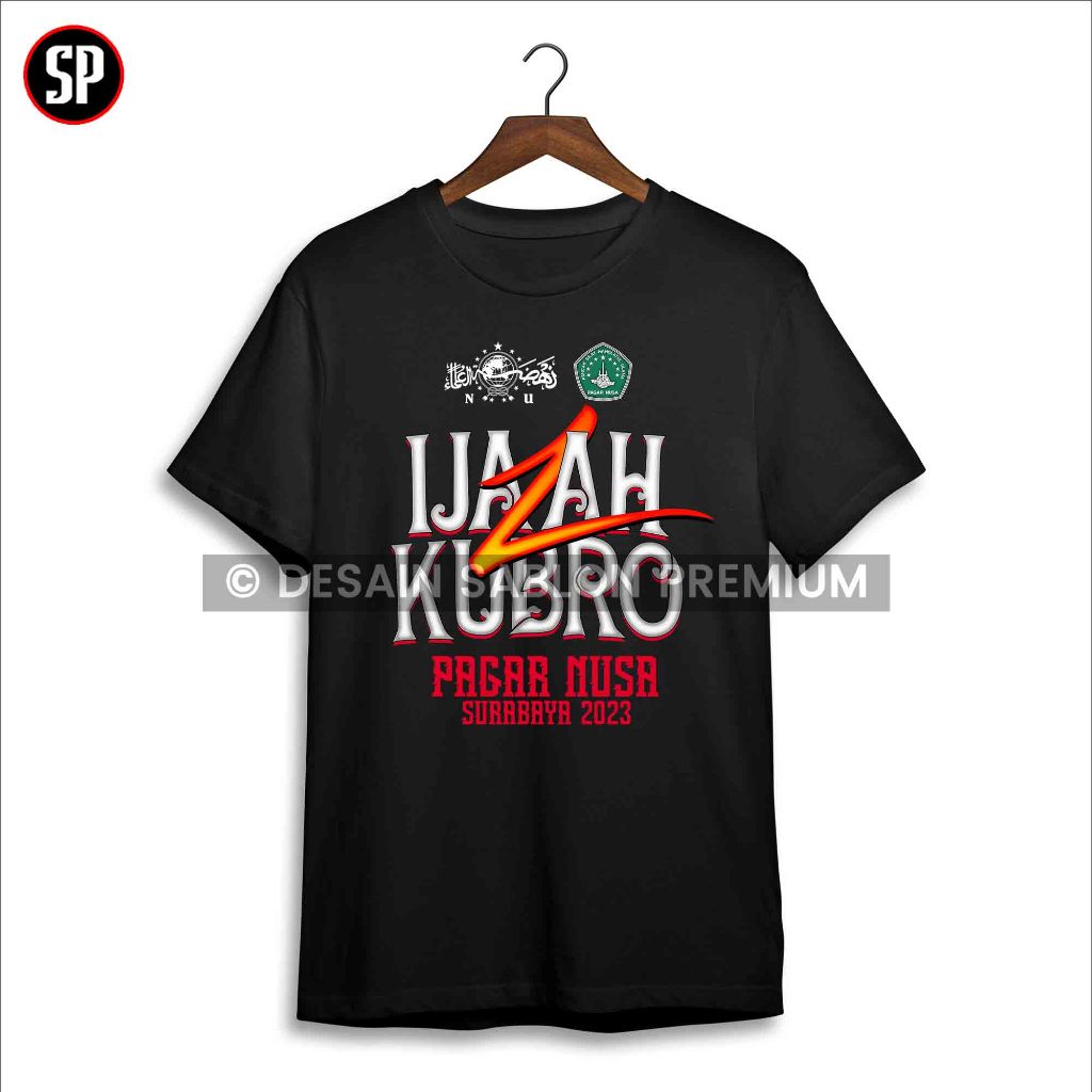 Distro KAOS IJAZAH KUBRO PAGAR NUSA SURABAYA 2023 TERBARU - Bahan Katun Adem Sovenir Ijazah Kubro Pa