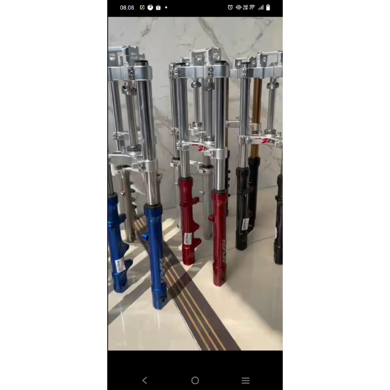 SKOK DEPAN KYB ZETO ORIGINAL AS 33 SET SEGITIGA NINJA CNC IMPORT PNP HONDA Cb gl mp tiger