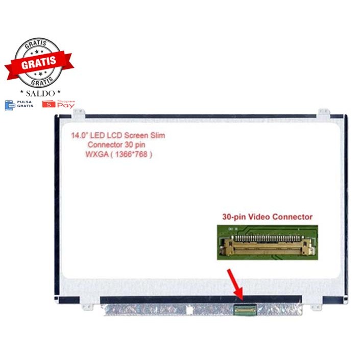 LCD LED Laptop Lenovo Ideapad 100-14IBR 110-80 110-14IBR 300-141SK