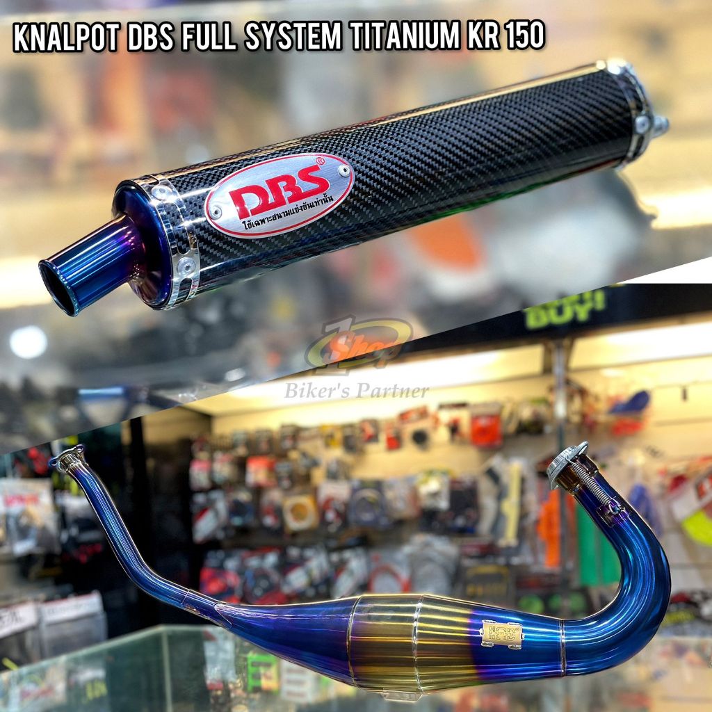 Knalpot DBS Full Titanium Original Made In Thailand Kawasaki Ninja R