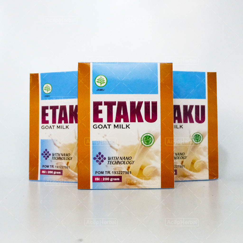 

Etaku Goat Milk 100% Asli Susu Kambing Etawa Original Bubuk Kedelai, Albumin, Pegagan Alami Bisa Cod Gratis Ongkir - Mughits Herbal