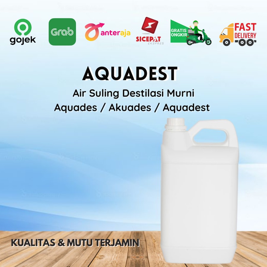 

Aquadest / Air destilasi / Destilled water