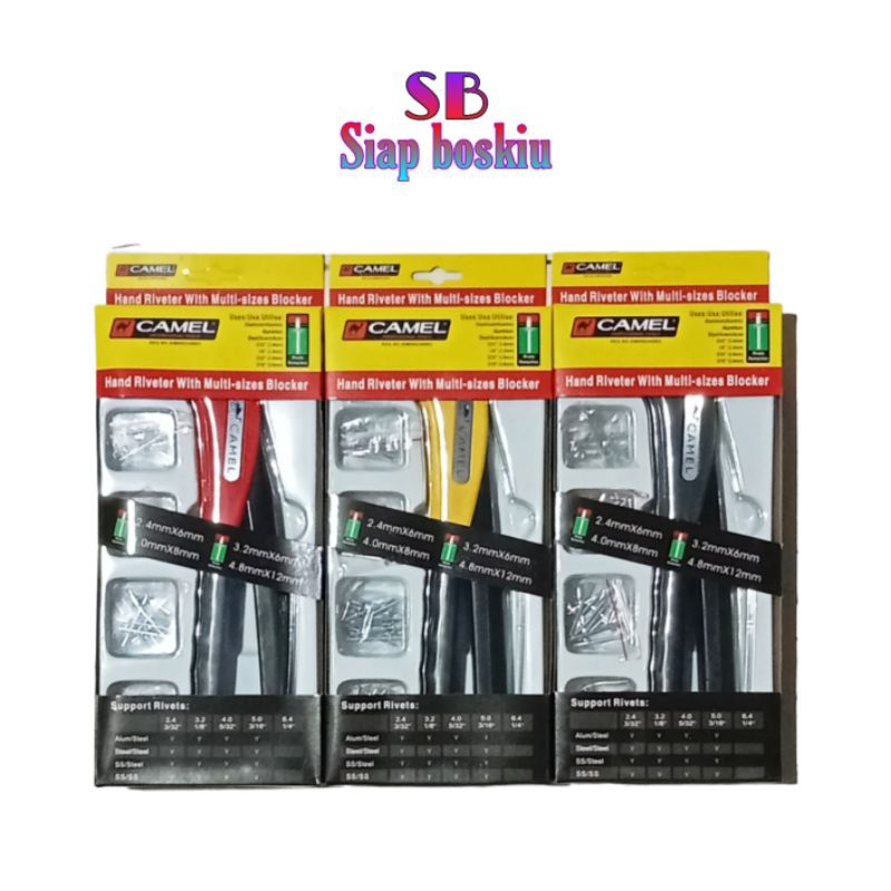 Promo Tang Rivet Otomatis Camel