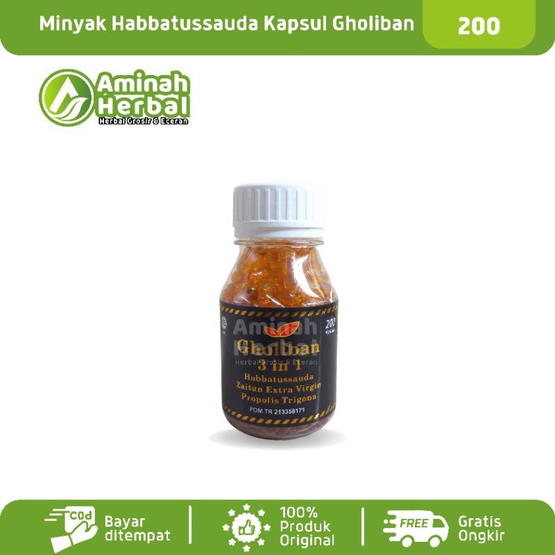 

Habbatussauda Oil Ekstra Propolis Trigona 3 in 1 Gholiban