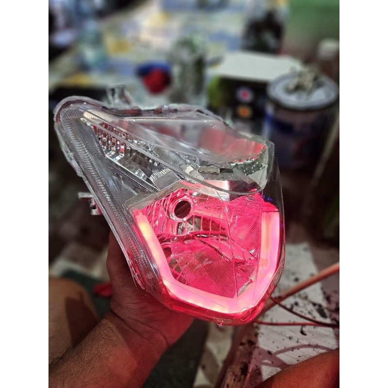 LAMPU DEPAN  BEAT ESP / STREET TERPASANG ALIS  TINGGAL PAKAI